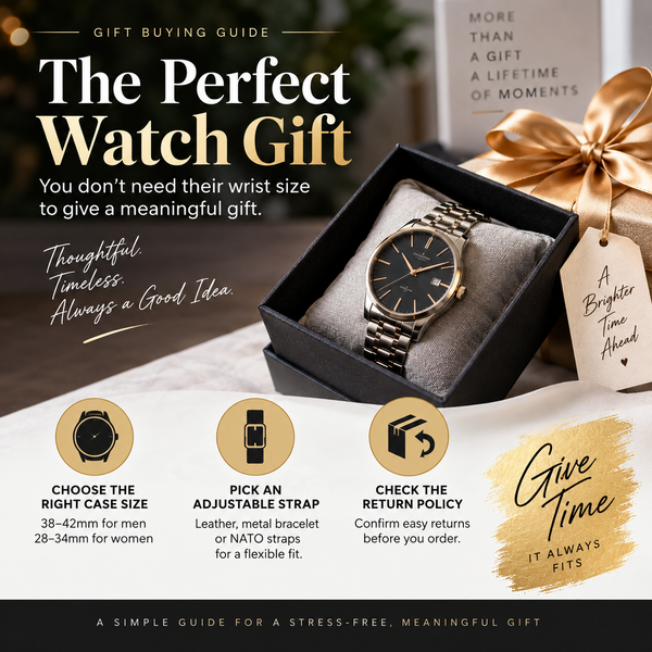 Guide to buying a watch as a gift without knowing the recipient's wrist size