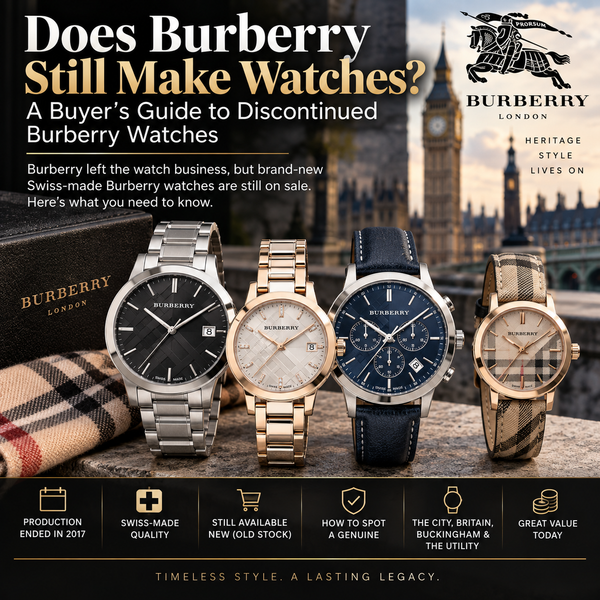 Does Burberry Still Make Watches? A Buyer's Guide to Discontinued Burberry Watches