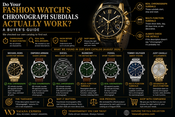 "Do Your Fashion Watch's Chronograph Subdials Actually Work? We Checked Our Own Catalog to Find Out"