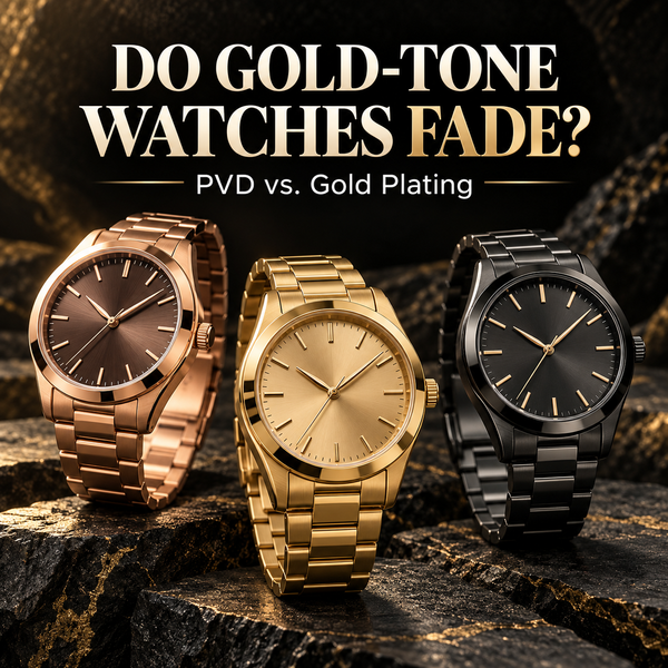 Do Gold-Tone Watches Fade? PVD vs. Ion-Plated vs. Gold-Plated Watches