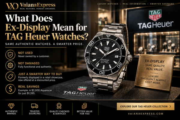 TAG Heuer Ex-Display Watches: What "Ex-Display" Actually Means (And Why It's Not a Red Flag)
