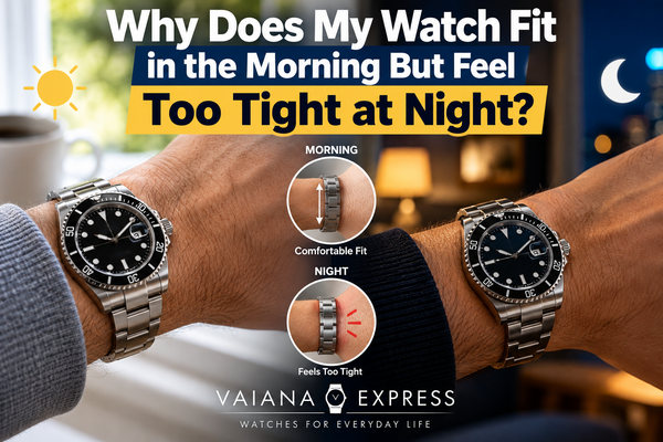 Why Does My Watch Fit in the Morning but Feel Too Tight at Night?