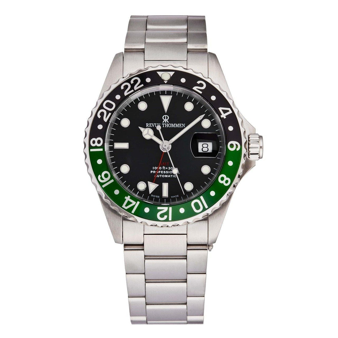 GMT watch with fourth hand and 24-hour bezel showing two time zones — what is a GMT watch, VaianaExpress guide