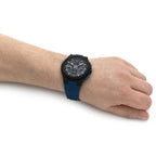 Gents Maquina Blue Strap Watch 98b380
