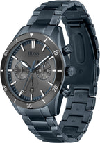 Hugo Boss Mens 1513865 Chronograph Blue Stainless Steel Watch