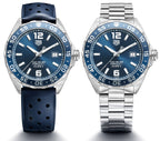 Tag Heuer Formula 1 Bucherer Blue Edition Rubber Strap Watch For Men Waz2015