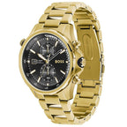Hugo Boss Mens 1513932 Chronograph Gold Tone Stainless Steel Watch
