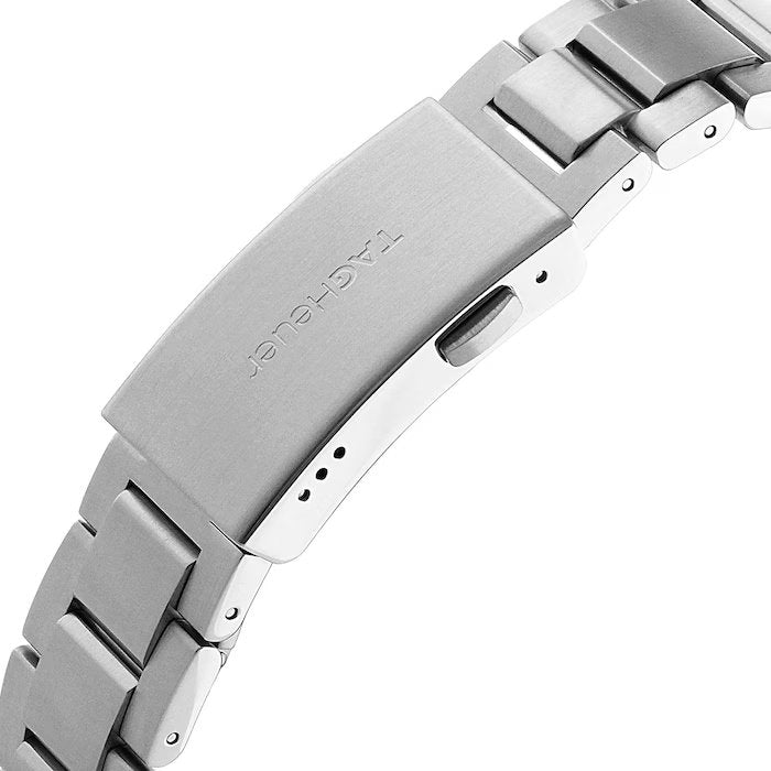 Tag Heuer Aquaracer Quartz Black Dial Stainless Steel Mens Watch WAY101A BA0746