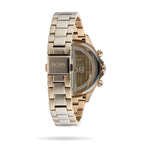 Hugo Boss Womens 1502566 Pandora Gold Tone Stainless Steel Watch With Blue Dial