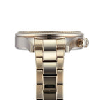 Hugo Boss Womens 1502566 Pandora Gold Tone Stainless Steel Watch With Blue Dial