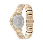 Hugo Boss Womens 1502540 Signature Rose Gold Tone Stainless Steel Watch