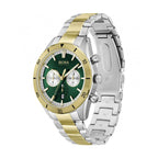 Hugo Boss Mens 1513872 Santiago Chronograph Green Dial Watch