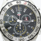 Tag Heuer Formula 1 Senna Limited Edition Chronograph Black Dial Silver Steel Strap Watch For Men Caz1013 Ba0883