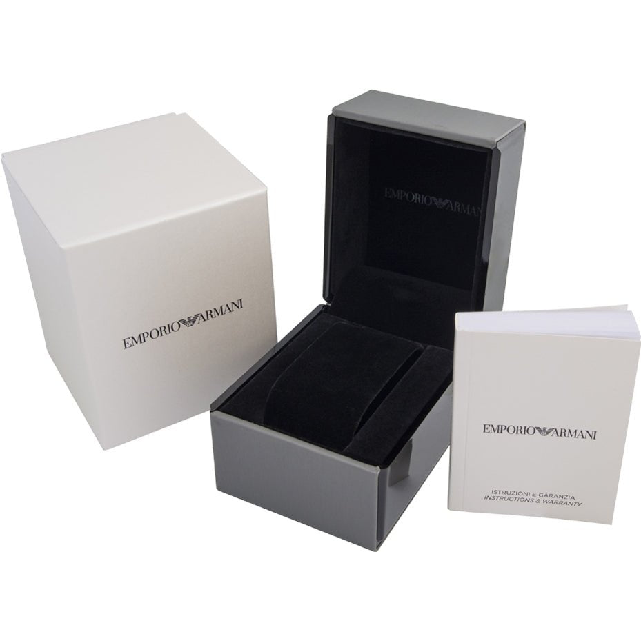 Emporio Armani Mens Ar11184 Black Stainless Steel Watch