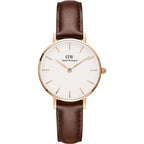 Daniel Wellington Ladies Brown Petite Bristol Watch Dw00100171