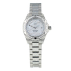 Tag Heuer Aquaracer Diamonds White Dial Silver Steel Strap Watch For Women WBD1415 BA0741
