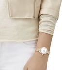 Swarovski Lovely Crystals Mini Ladies Rose Gold White Watch 5261496