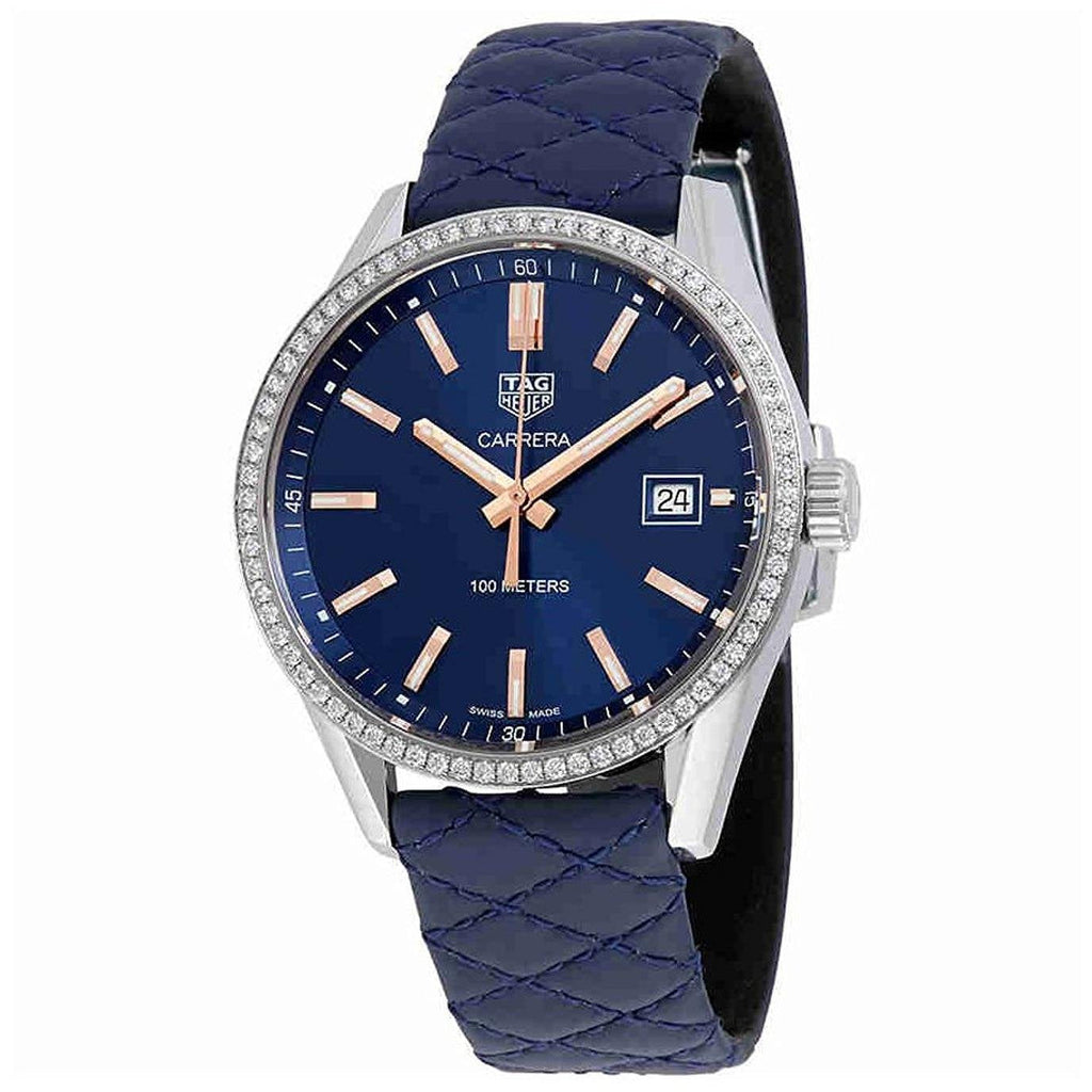 Tag Heuer Carrera Quartz 39mm Watch For Women War1114 Fc6391