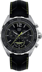 Tag Heuer Formula 1 Aston Martin Red Bull Racing Special Edition Quartz Chronograph 43mm Mens Watch Stainless Steel Case With Blue Textile Strap Blue Dial