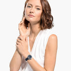 Swarovski Ladies Glam Watch Crystalline Crystal Blue 5537961