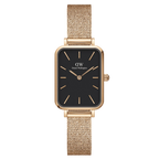 Daniel Wellington Ladies Rose Gold Quadro Watch Dw00100432