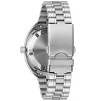 Bulova Oceanographer Automatic Mens Silver Watch 96b405