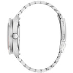 Bulova Oceanographer Automatic Mens Silver Watch 96b405