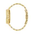 Bulova Crystal Mens Gold Watch 98A292