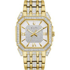 Bulova Crystal Mens White Watch 98A295