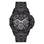 Bulova Crystal Mens Black Watch 98C134
