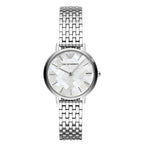 Emporio Armani Mother Of Pearl Dial Silver Steel Strap Watch For Women Ar11112