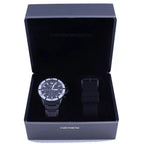 Emporio Armani Mens Ar80050 Black Ion Plated Stainless Steel Chronograph Watch