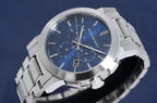 Burberry Mens Watch Chronograph The City Blue Bu9363