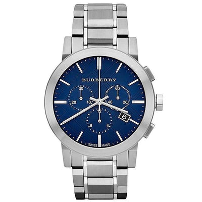 Burberry Mens Watch Chronograph The City Blue Bu9363