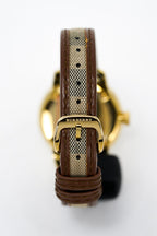 Burberry Ladies Watch The Classic Yellow Gold Bu10114