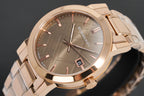 Burberry Ladies Watch The City Rose Gold Pvd Bu9005