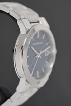 Burberry Mens Watch The City Steel Blue Bu9031