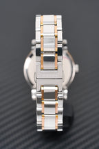 Burberry Ladies Watch Check Stamped Two Tone Bu9105