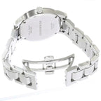 Burberry Ladies Watch Check Stamped Pink Bu9124