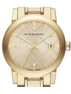 Burberry Ladies Watch The City Yellow Gold Bu9134