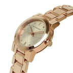 Burberry Ladies Watch The City Diamonds 26mm Rose Gold Bu9215
