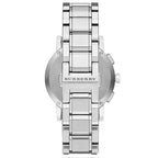 Burberry Ladies Watch Chronograph Silver Bu9750