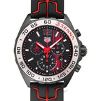 Tag Heuer Formula 1 Senna Special Edition Black Dial Two Tone Rubber Strap Watch For Men Waz1014 Ft8027