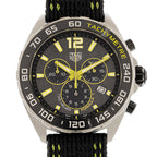 Tag Heuer Formula 1 Quartz Chronograph Grey Dial Black Nylon Strap Watch For Men Caz101ag Fc8304