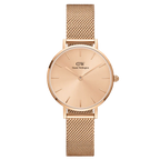 Daniel Wellington Ladies Rose Gold Petite Unitone Watch Dw00100470