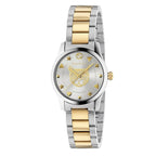 Gucci G Timeless Mystic Cat Steel And Gold Pvd Ladies Watch Ya126596