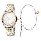 Just Cavalli SET Steel Yellow Gold TwoTone Zircons