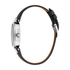 Just Cavalli Vibrazioni Leather Black Silver Leopard
