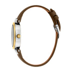 Just Cavalli Vibrazioni Leather Brown Yellow Gold Leopard Glitter