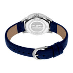 Just Cavalli Logomania SET Leather Blue Silver Zebra Zircons